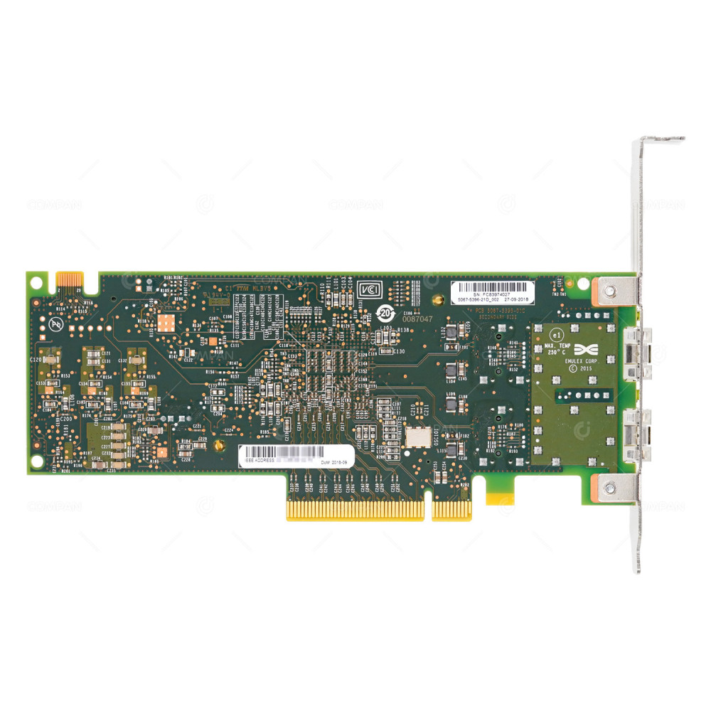 VGJ12 DELL EMULEX DUAL PORT 16G SFP+ HBA HOST BUS ADAPTER